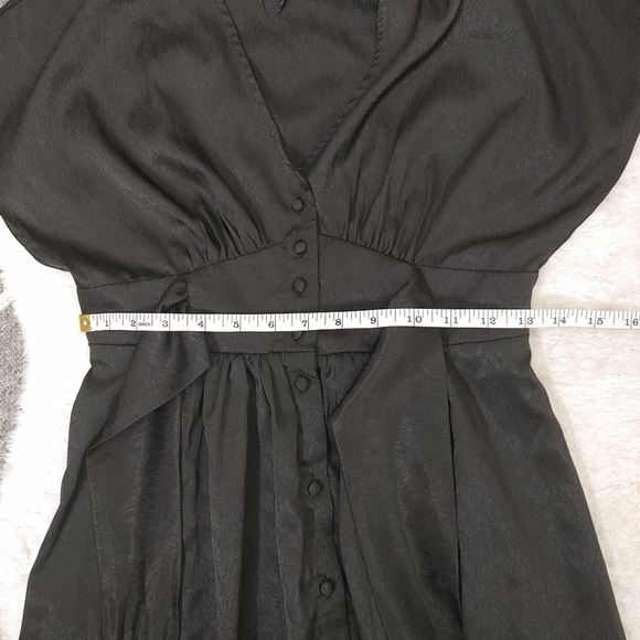 LOST + Wander black midi dress size XS - Picture 12 of 14